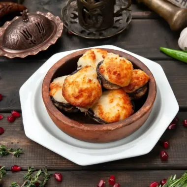 Шапочки шампиньонов с сыром