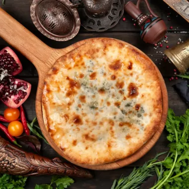 Хачапури Чахракина (со шпинатом)