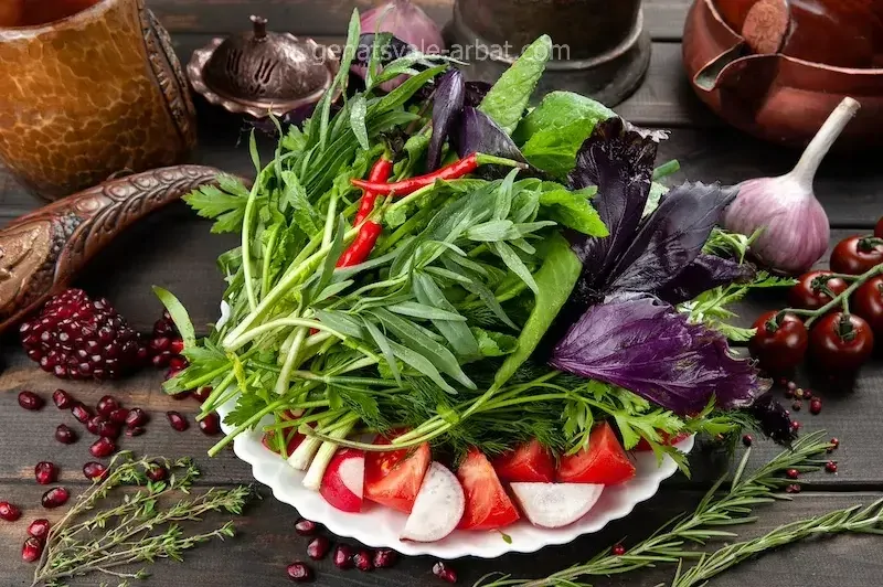 Букет овощной с зеленью