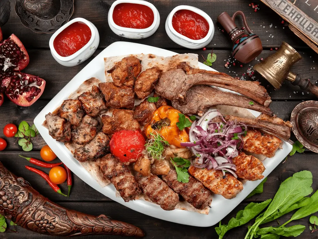 Ассорти шашлыков (классика)